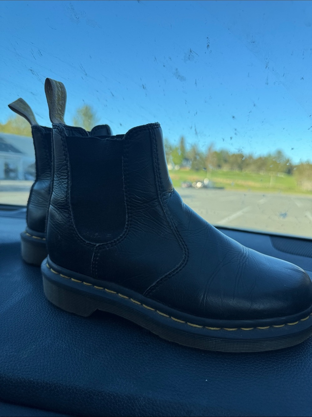 Dr. Martens Black VEGAN 2976 FELIX CHELSEA BOOTS US 5 EU 36 Good Used Condition